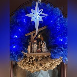 COPY - Christmas nativity wreath ❤️